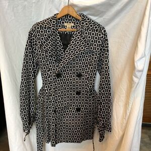 Vertigo Paris Mid Length Coat Black and White design XS